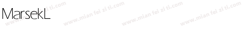 Marsek Light字体转换